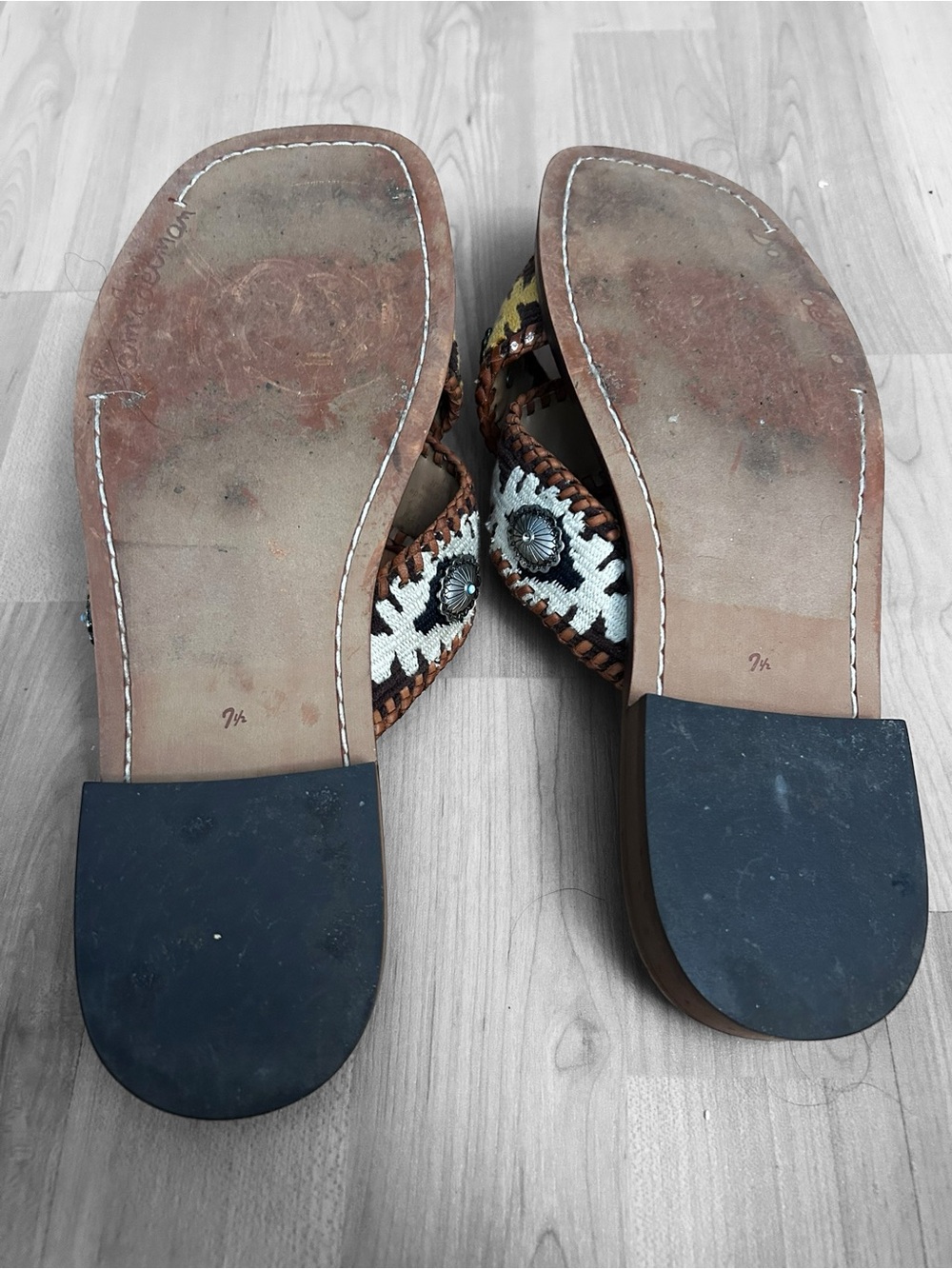 Sam Edelman Hagen Southwestern  Slide Sandals Size 7.5 - Picture 4 of 4